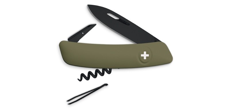 Swiza D01 ALLBLACK, olive