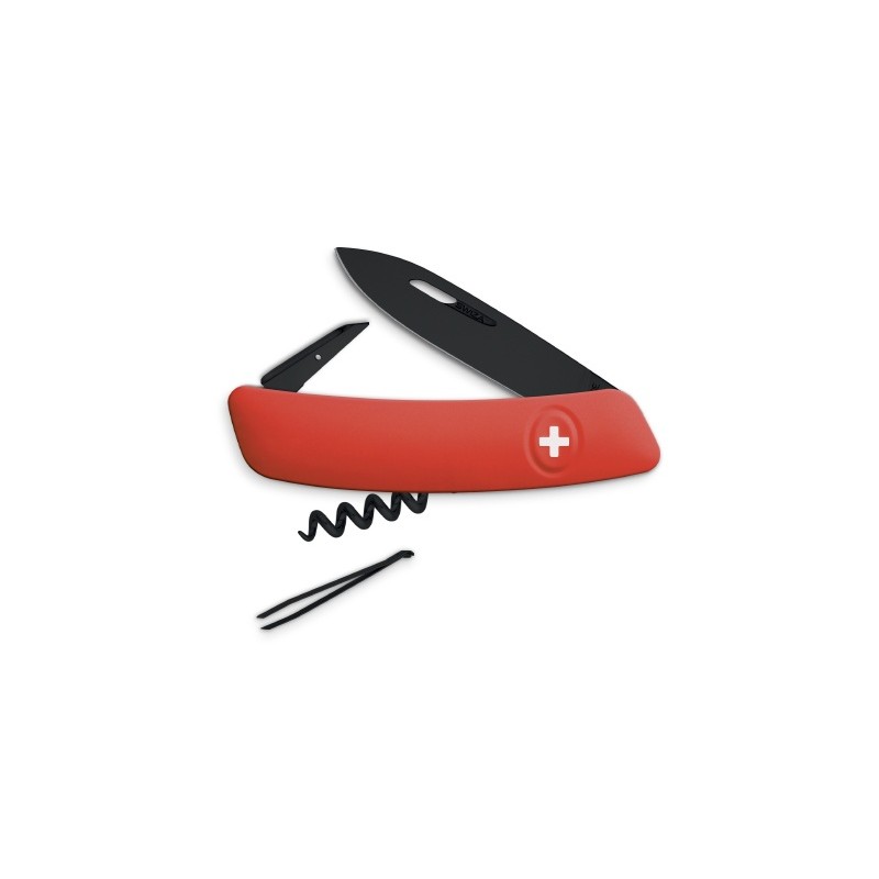 Swiza D01 ALLBLACK, rouge