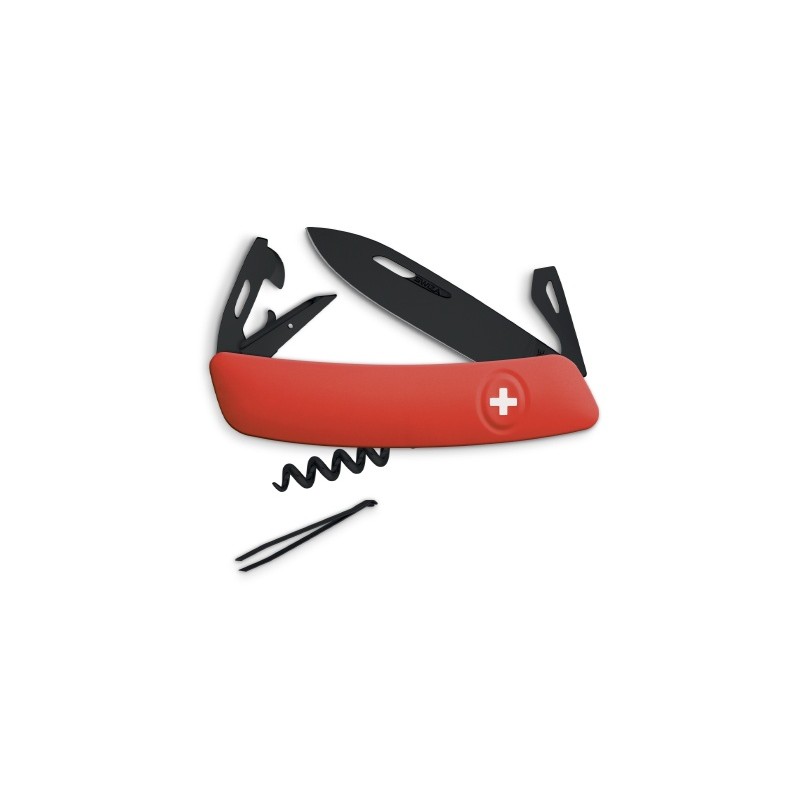 Swiza D03 ALLBLACK, rouge