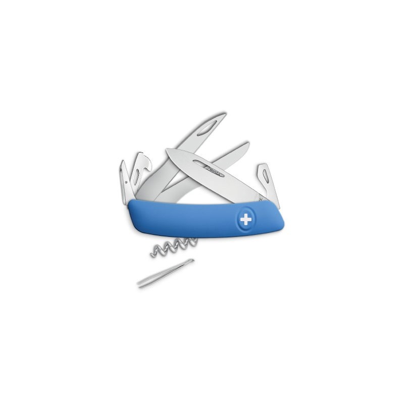 Swiza D07 Scissors, bleu