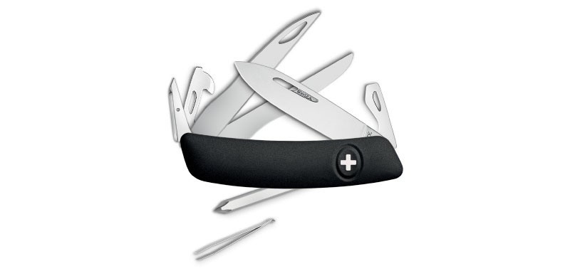 Swiza D08 Scissors, noir