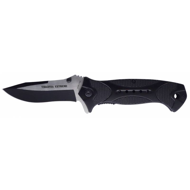 Virginia Extreme Couteau TITANO lame noire 9 cm