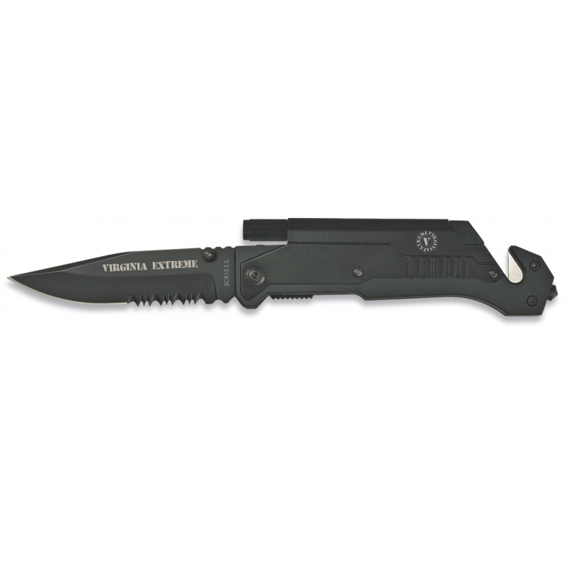 Virginia Extreme Couteau APROS lame noire 9cm