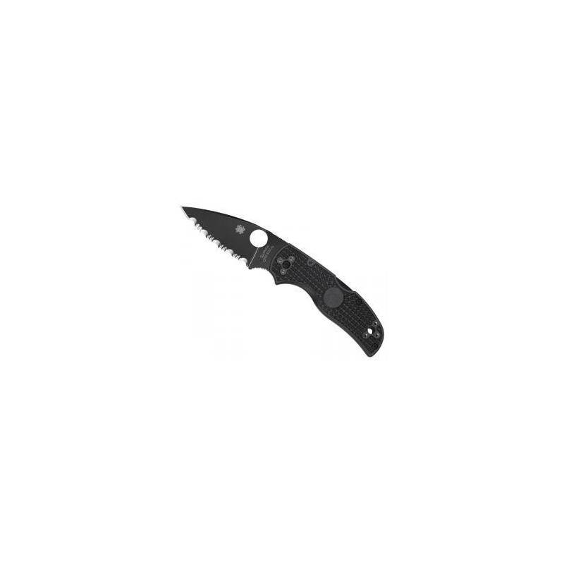 Spyderco COUTEAU NATIVE 5 TOUT NOIR A DENTS