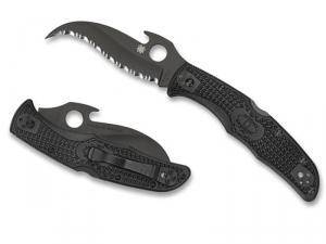 Spyderco COUTEAU MATRIARCH 2 WAVE LAME NOIRE