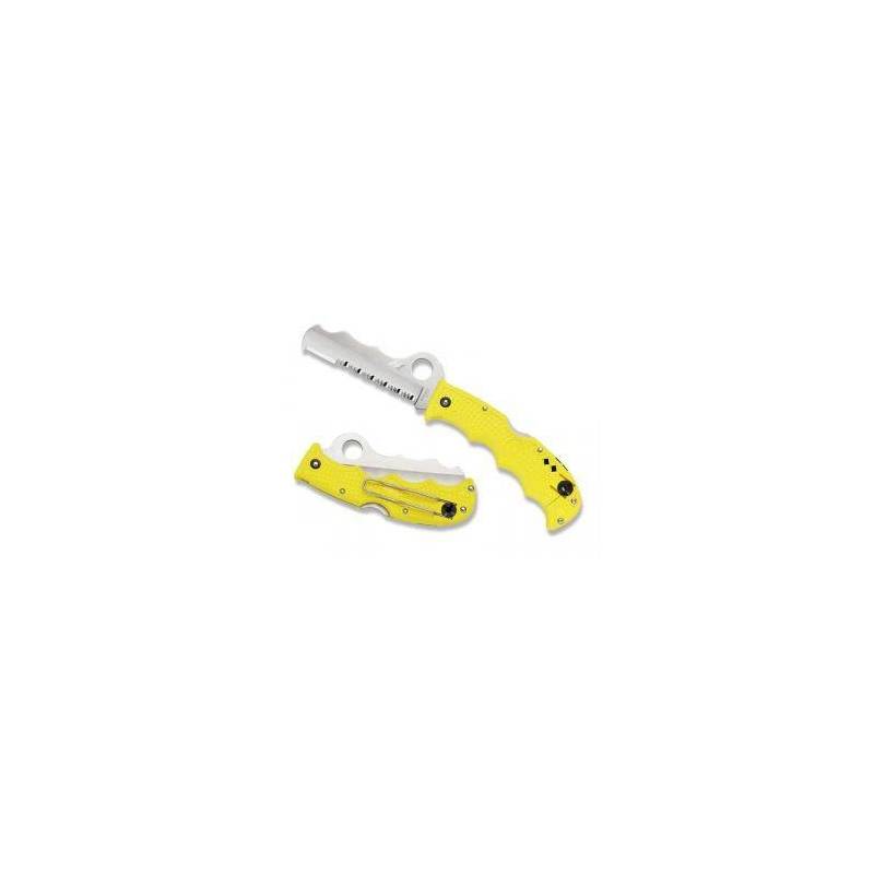 Spyderco COUTEAU ASSIST SALT JAUNE