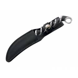 Herbertz POIGNARD HERBERTZ TORSADE 10 CM INOX + ETUI - Image 2