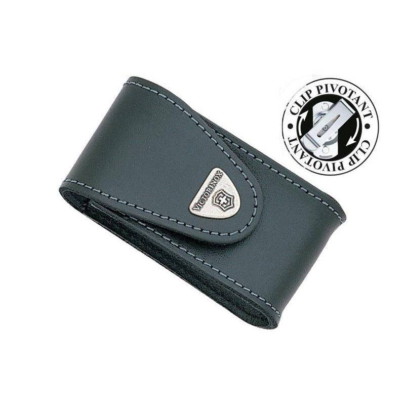 Victorinox Etui cuir noir